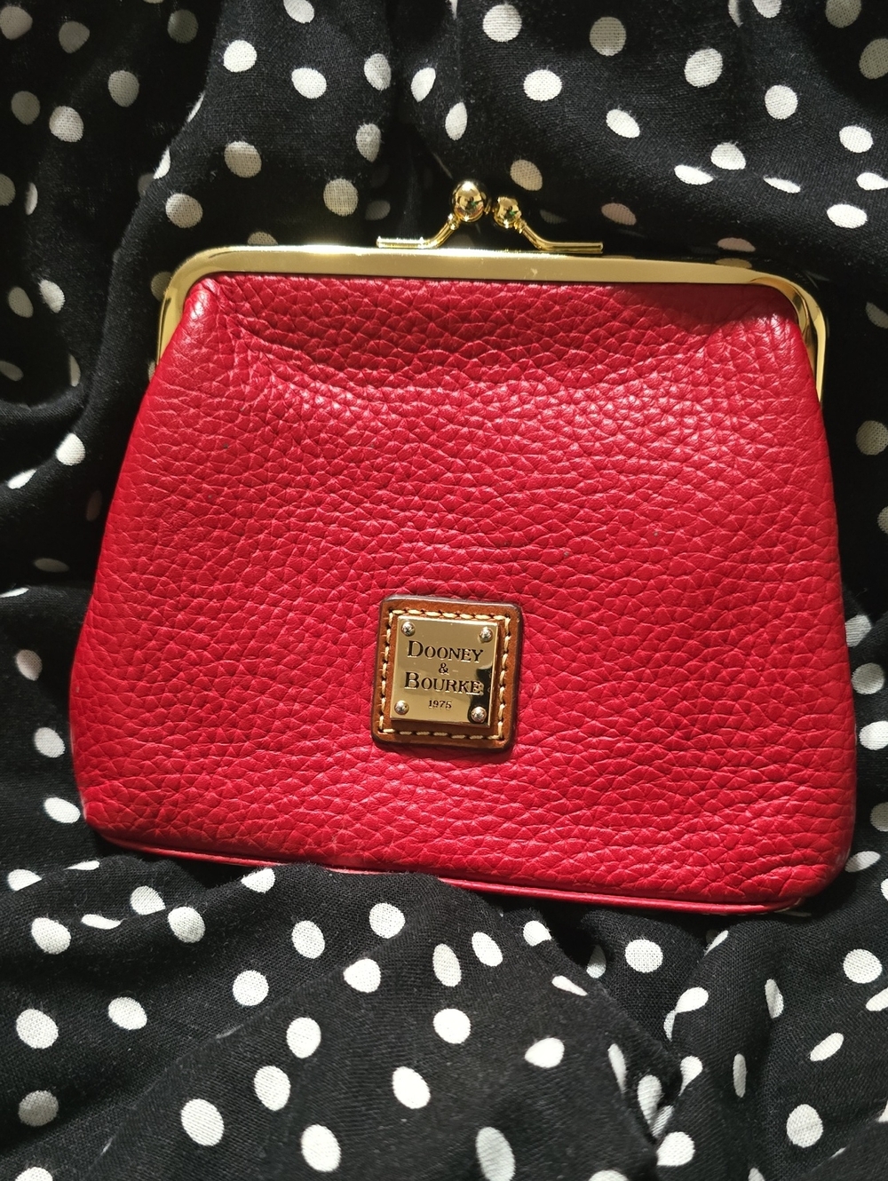 Dooney & Bourke Kiss Lock Coin Pouch